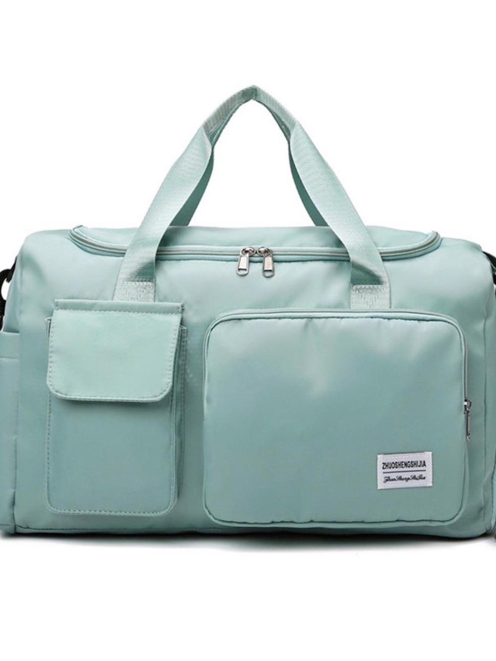 Seafoam Green Travel Duffel Bag -